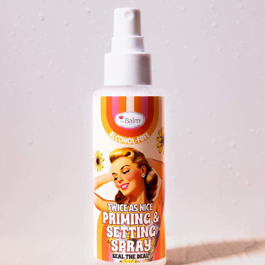theBalm Twice as Nice Priming & Setting Spray style shot 3