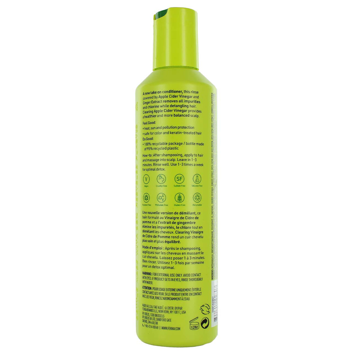 Fekkai Apple Cider Detox Rinse Conditioning Detangler