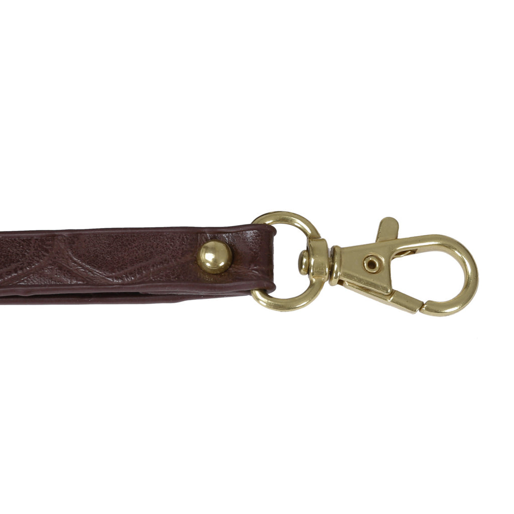 Pixie Mood Gracie Clutch/Crossbody hook and strap closeup