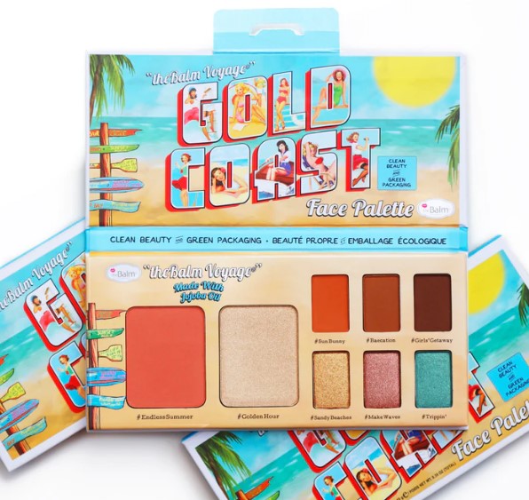 theBalm Gold Coast Face Palette - Model Roz x theBalm