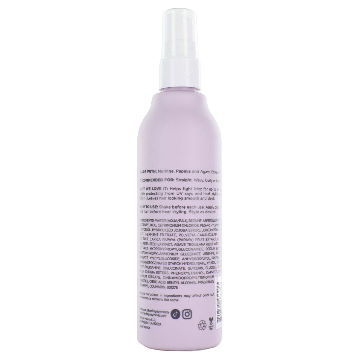 Hairitage Mane Event Anti-Frizz + Humidity Spray