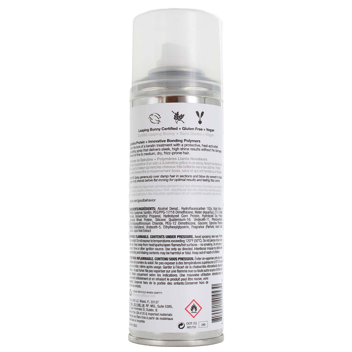 IGK Good Behavior Spirulina Protein Smoothing Spray
