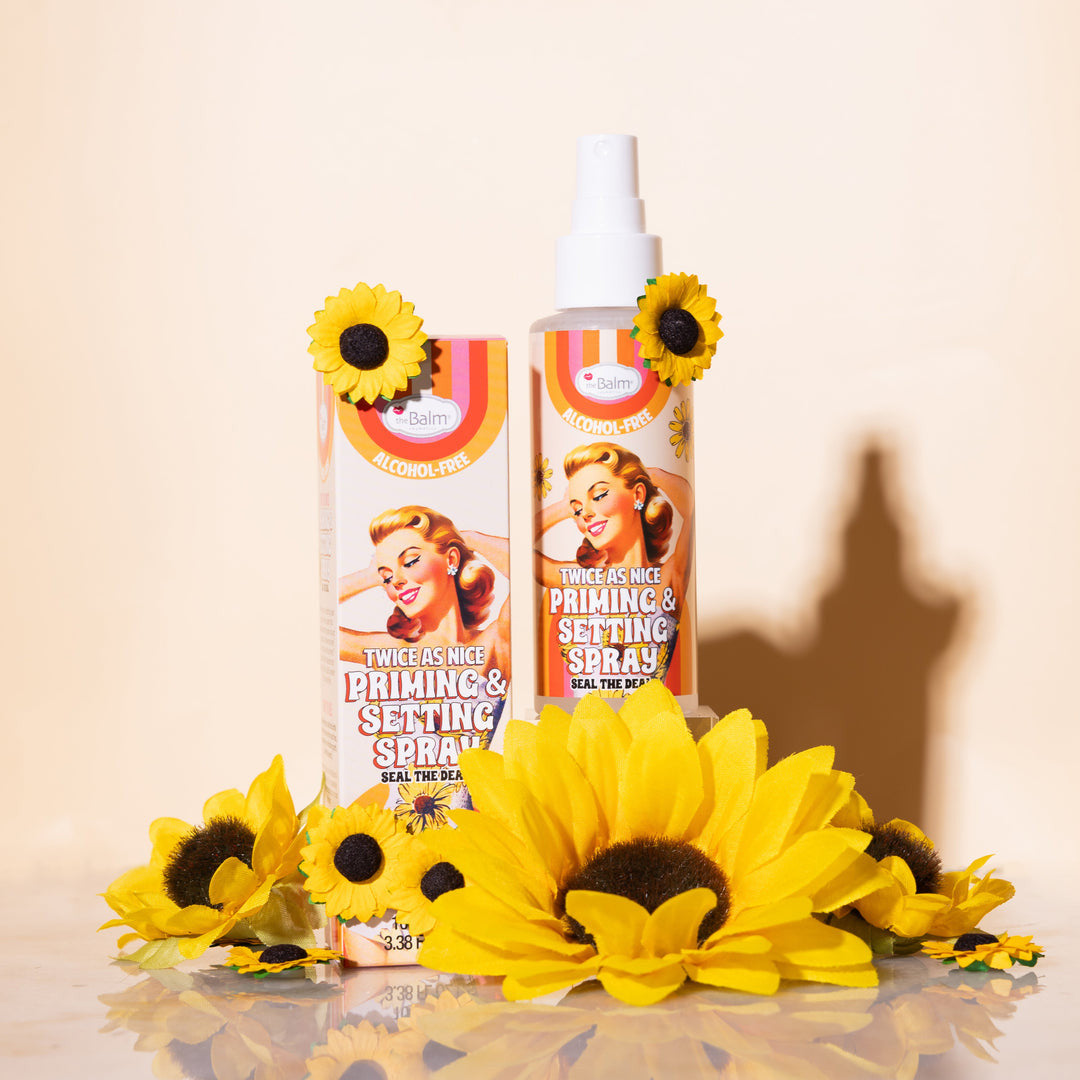 theBalm Twice as Nice Priming & Setting Spray style shot 1