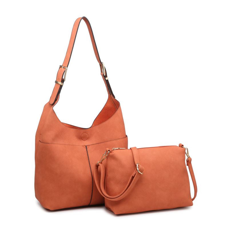 Jen & Co Ida Hobo Bag two in one bag