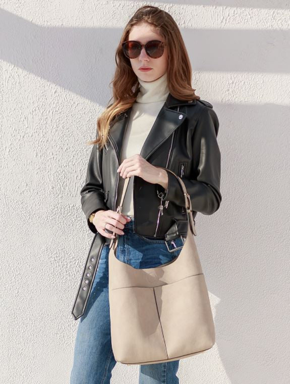 Jen & Co Ida Hobo Bag style shot