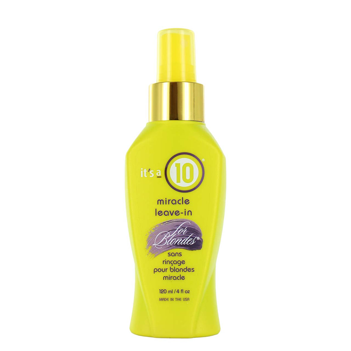 it's a 10 Miracle Leave-in for Blondes