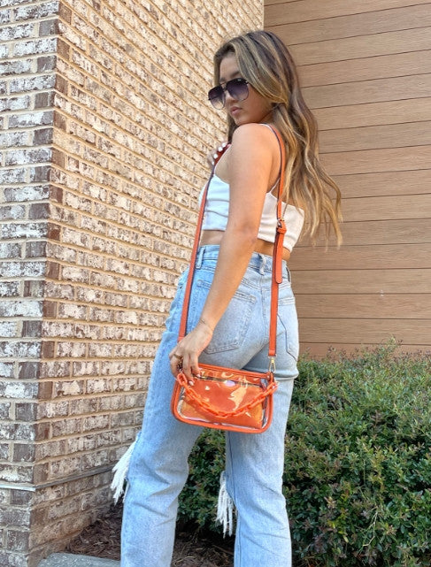Jen & Co Jessica Clear Crossbody style shot