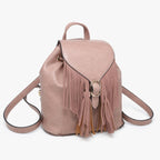 Jen & Co Jewel Bucket Backpack with Fringe alt view