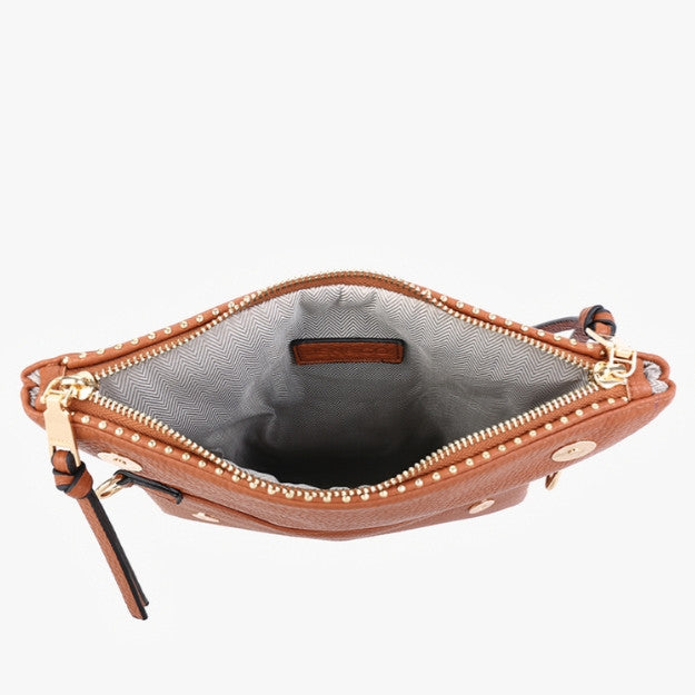 Jen & Co Julie Studded Crossbody inside view