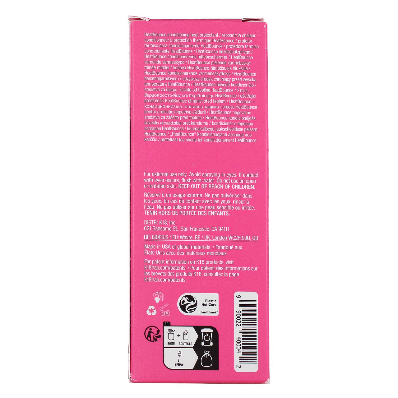 K18 HeatBounce Conditioning Heat Protectant