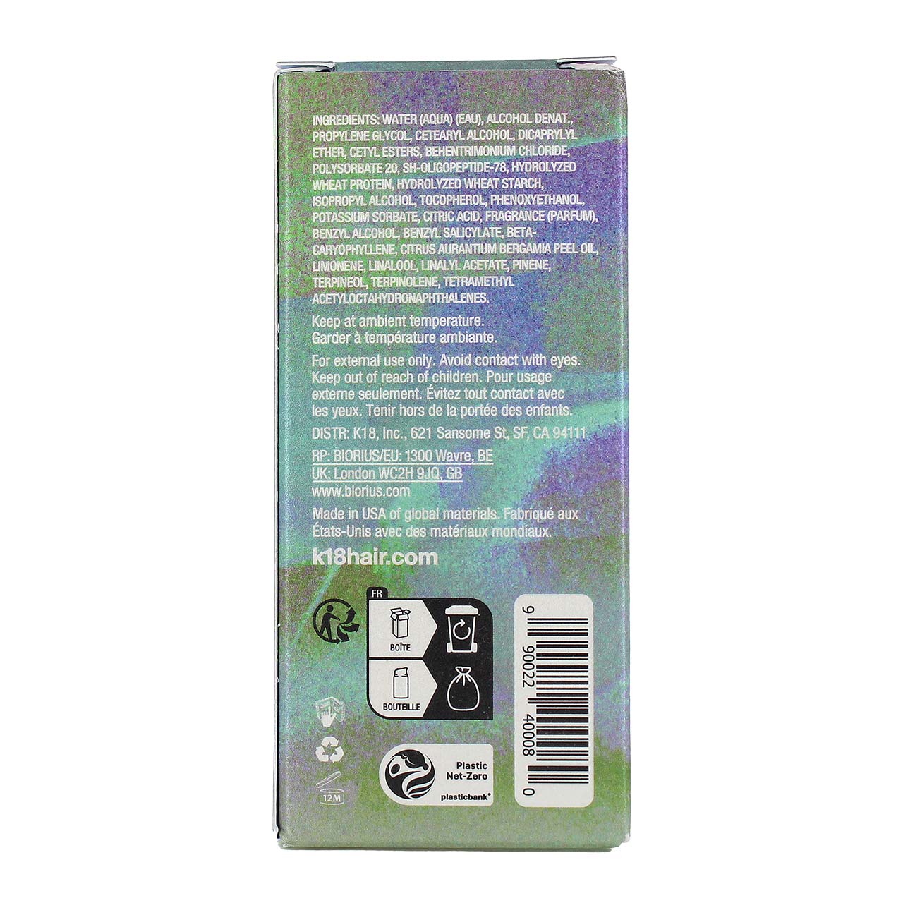K18 x Future Society Leave-in Molecular Repair Hair Mask