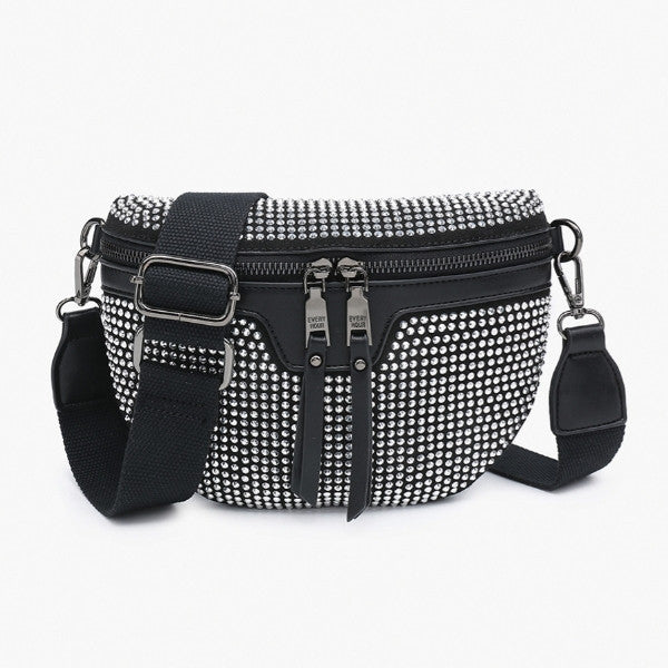  Jen & Co Kai Rhinestone Belt Bag