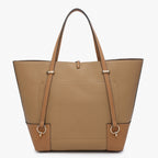 Jen & Co Kya Structured Tote w/ Contrast Trim back view