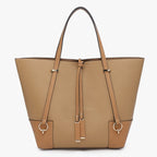 Jen & Co Kya Structured Tote w/ Contrast Trim