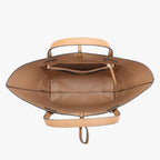 Jen & Co Kya Structured Tote w/ Contrast Trim inside view