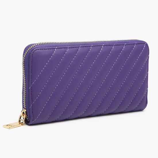 Jen & Co Kylie Multi-Compartment Quilted Wallet alt view