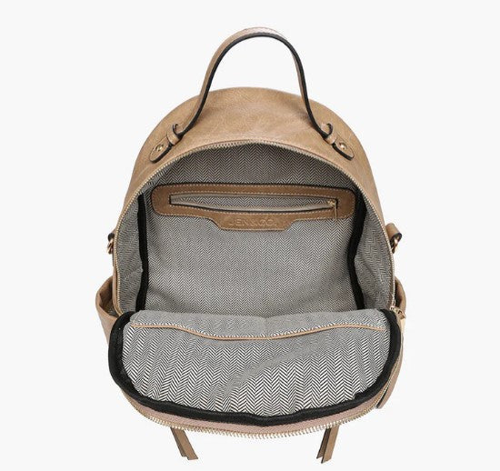 Jen & Co Lillia Convertible Backpack open view