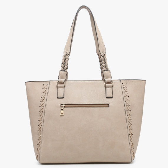 Jen & Co Lisa Structured Tote back view