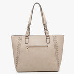 Jen & Co Lisa Structured Tote back view