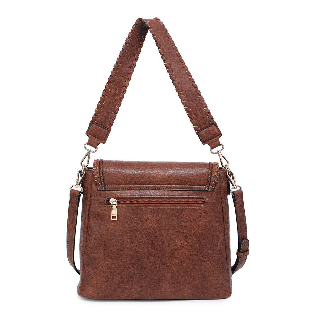 Jen & Co Lorelei Whipstitch Crossbody back view