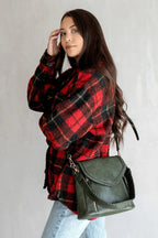 Jen & Co Lorelei Whipstitch Crossbody style shot