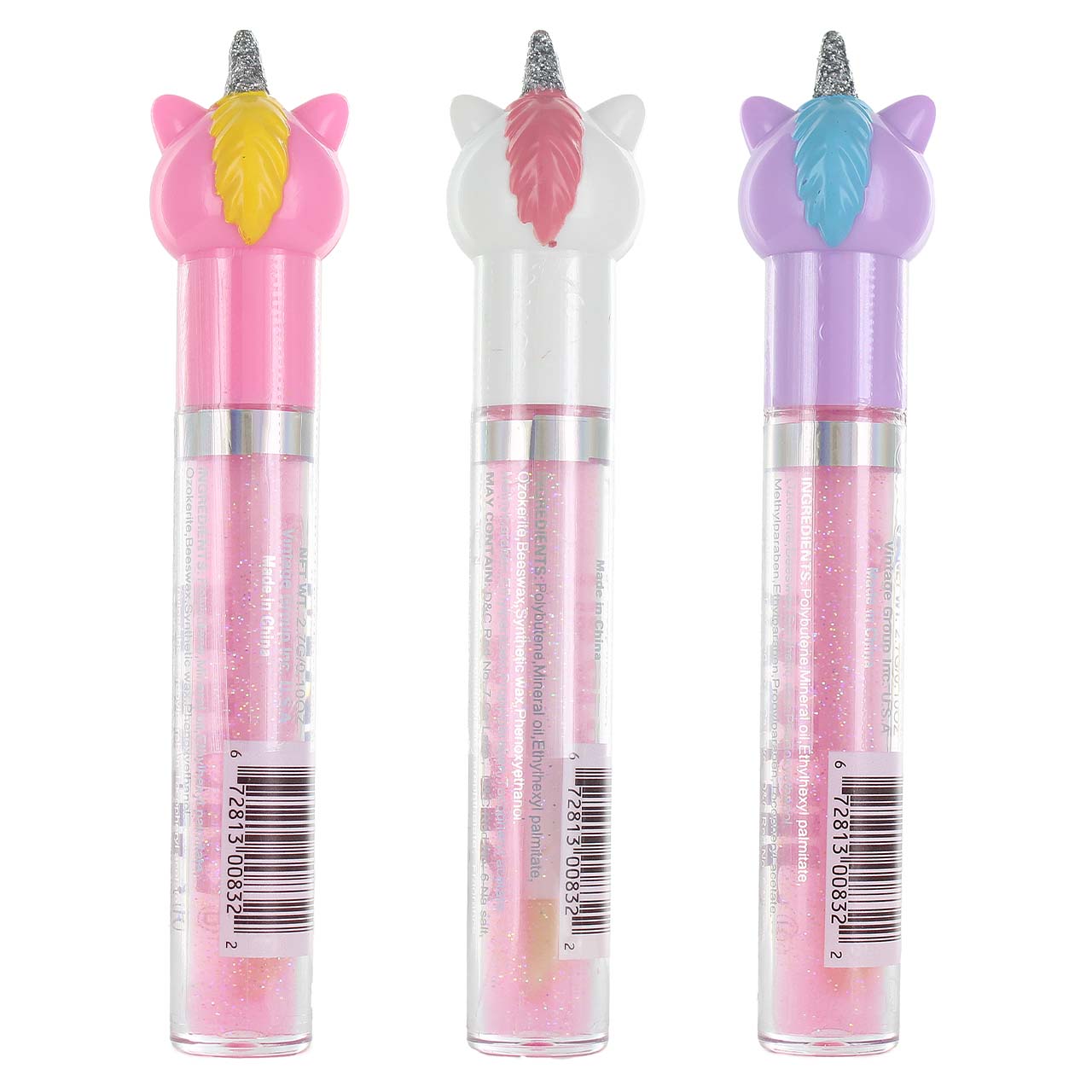 Beauty Treats x Magic USA Unicorn Lip Gloss 3 Pc Set