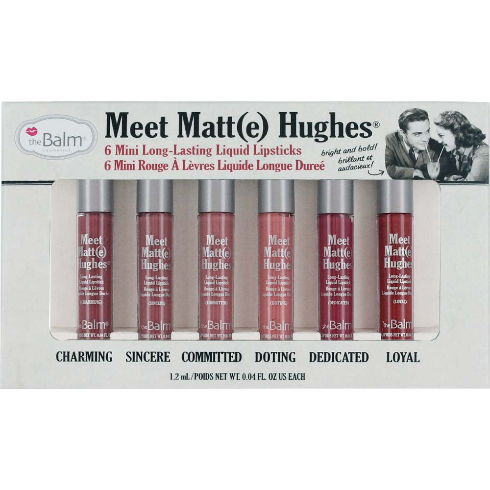 theBalm Meet Matt(e) Hughes 6 Mini Liquid Lipsticks - Vol. 1