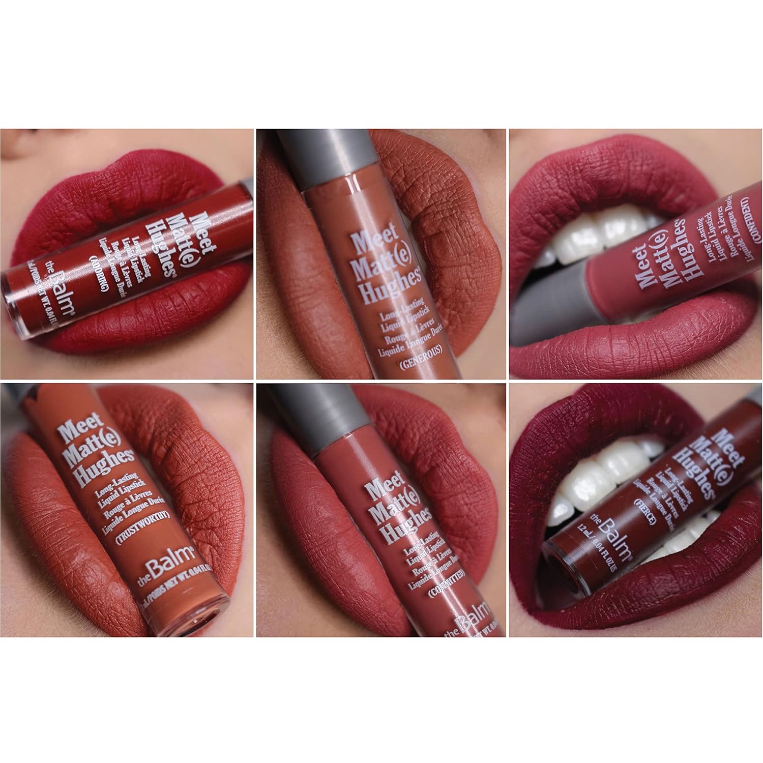 theBalm Meet Matt(e) Hughes 6 Mini Liquid Lipsticks - San Francisco