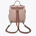 Jen & Co Molly Mini Convertible Backpack back view