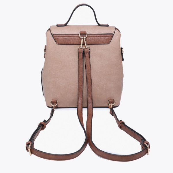 Jen & Co Molly Mini Convertible Backpack back view