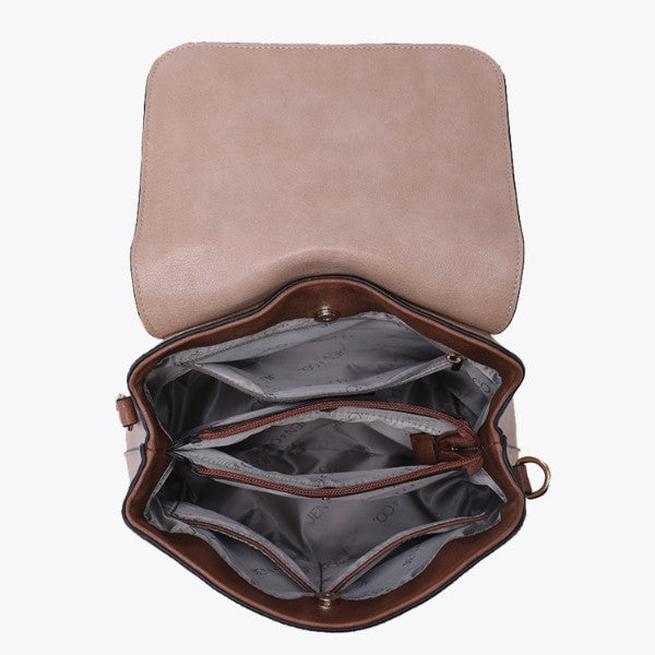 Jen & Co Molly Mini Convertible Backpack inside view