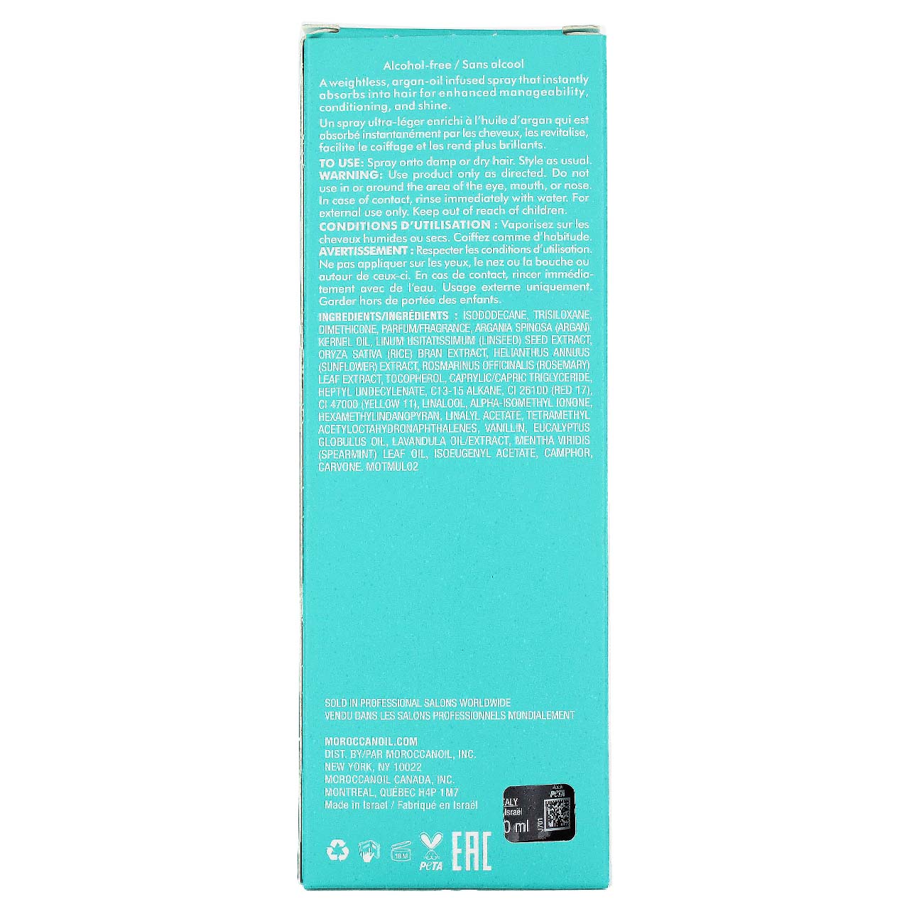 Moroccanoil Treatment Mist Ultra-Light 3.4 oz (100ml)