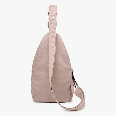 Jen & Co Nikki Dual Compartment Sling Pack Bag back view