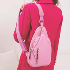 Jen & Co Nikki Dual Compartment Sling Pack Bag