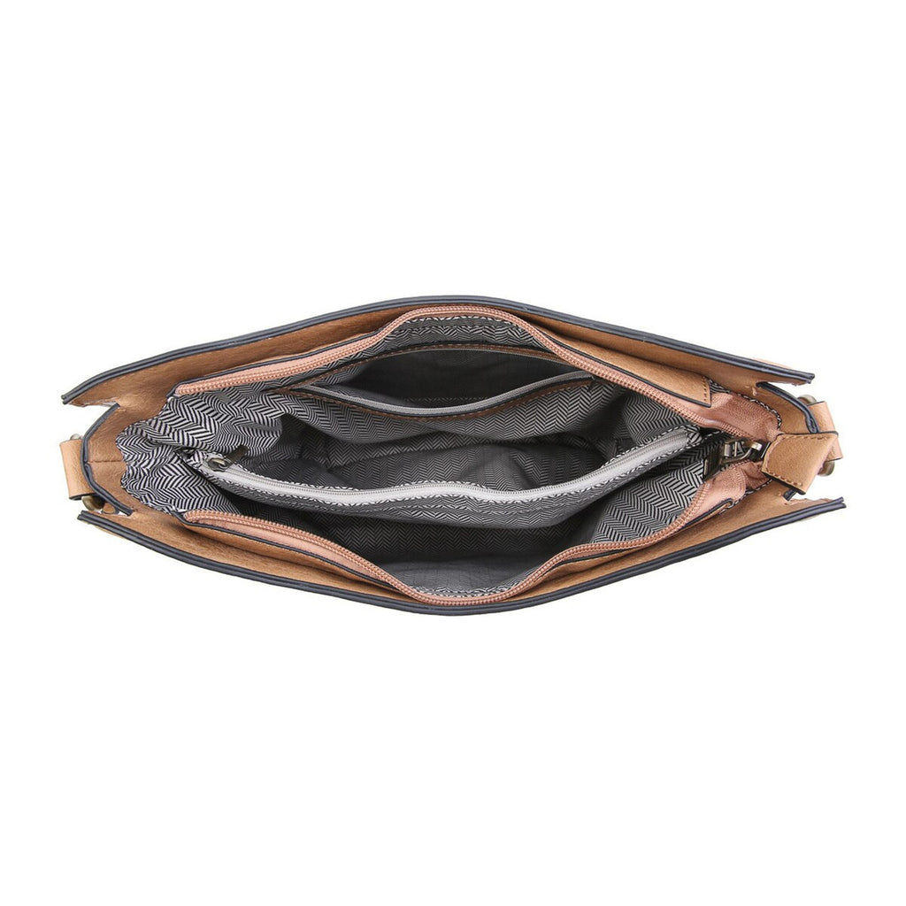 Jen & Co Nina Whipstich Crossbody inside view