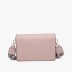 Jen & Co Noah Flapover Crossbody with Guitar Strap back view