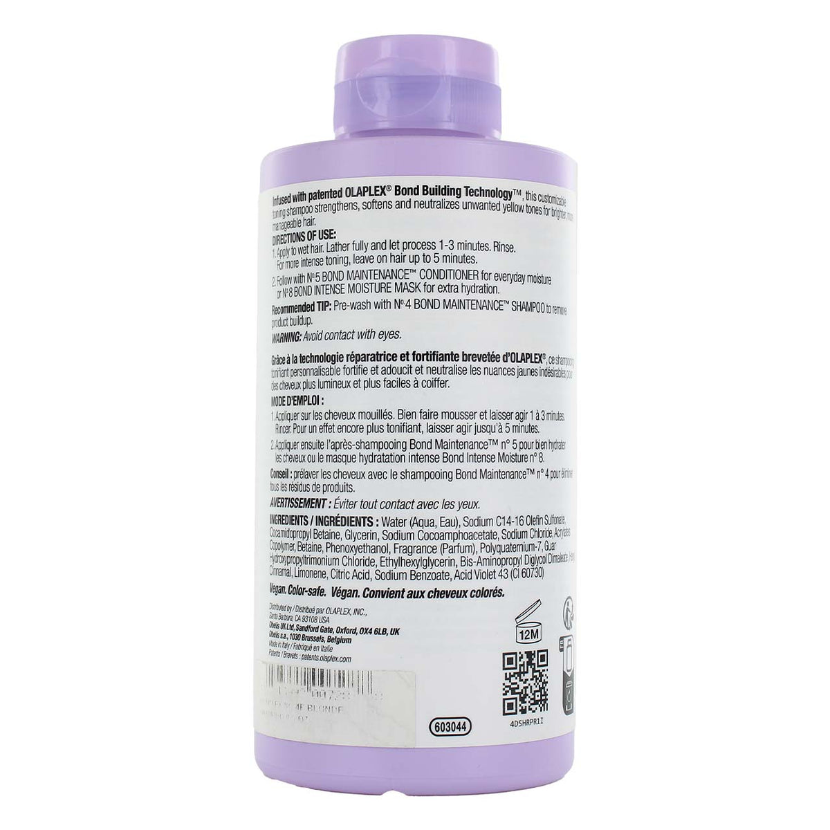 Olaplex No.4P Blonde Enhancer Toning Shampoo
