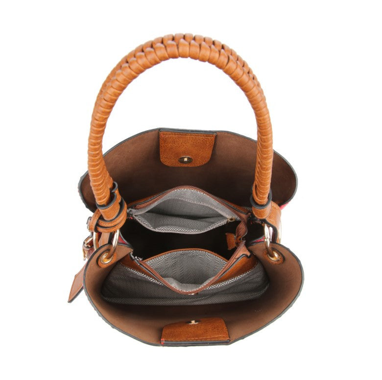 Jen & Co Olivia Hobo Bag Inside View