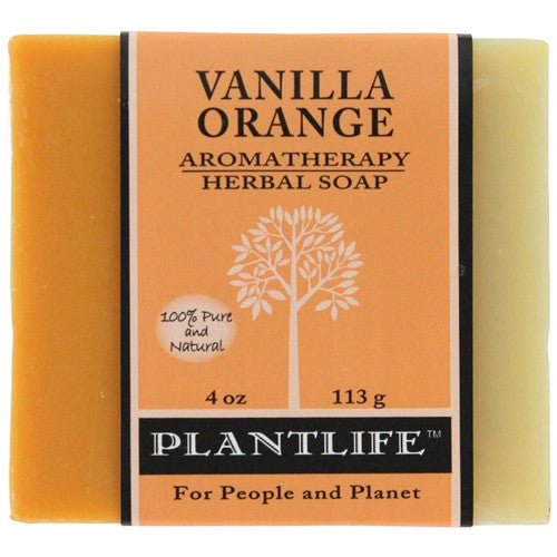 Plantlife Aromatherapy Herbal Soap - Vanilla Orange