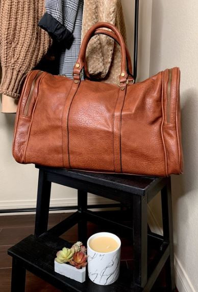 Jen & Co Petra Weekender Duffle Bag style shot