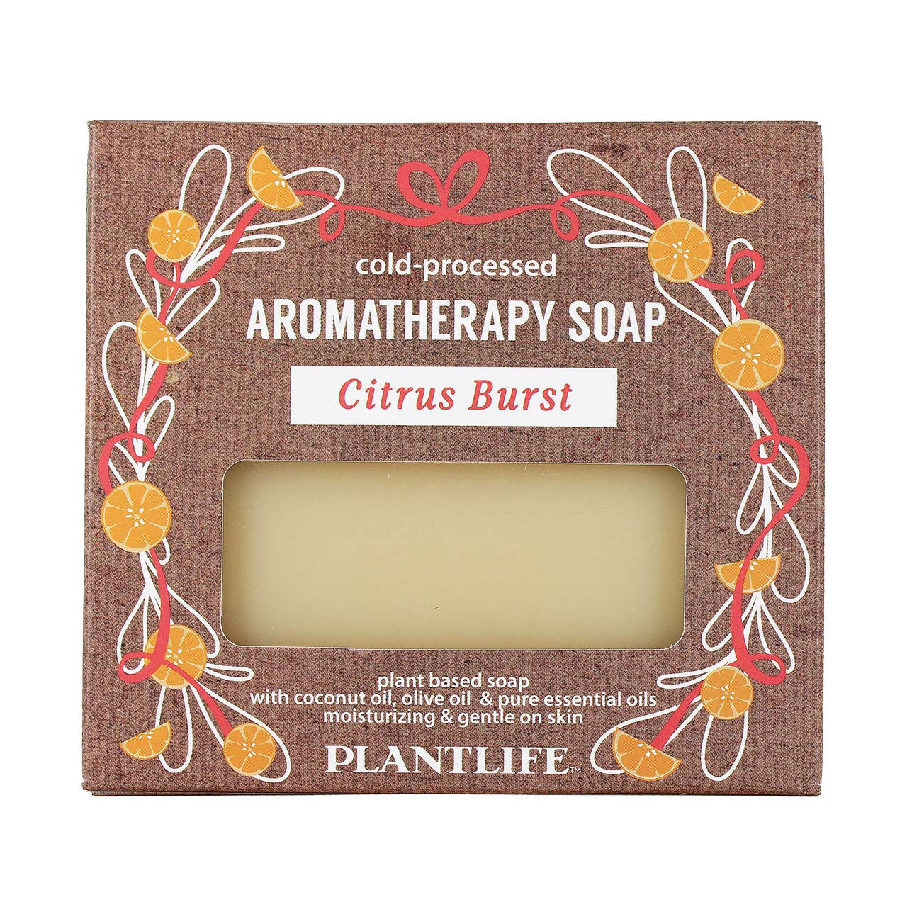 Plantlife Cold-Pressed Aromatherapy Soap - Citrus Burst