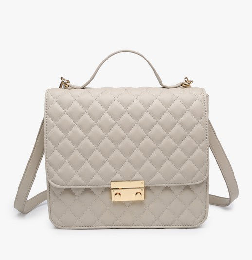 EveryHour Quilted Convertible Backpack w/ Metal Push Lock