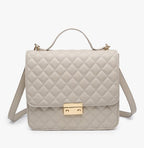 EveryHour Quilted Convertible Backpack w/ Metal Push Lock