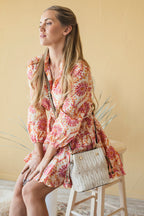 Rain Mini Bucket Bag Woven Herringbone Style Shot