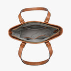 Jen & Co Raya Tri-Color Striped Tote inside view