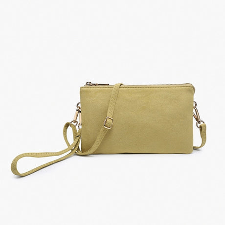 Smooth pear crossbody bag on a white background