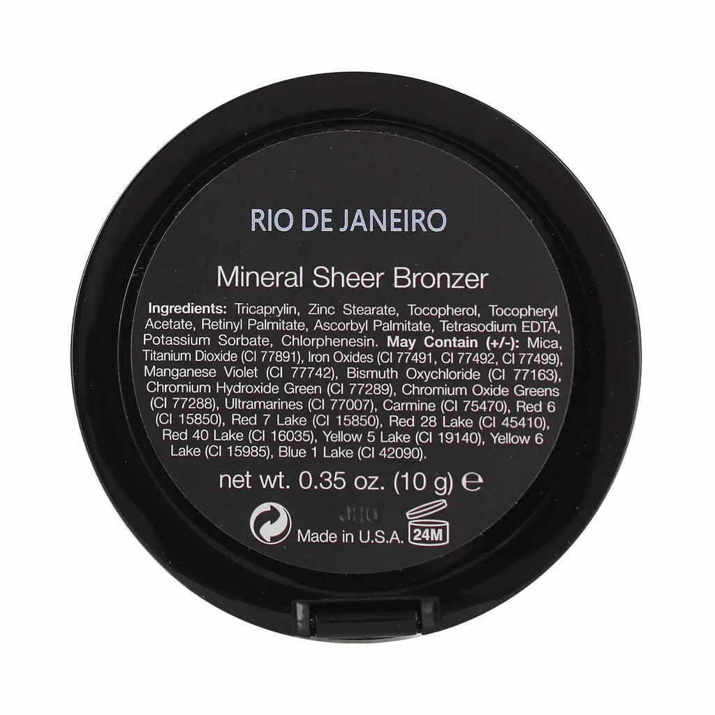 Annika Maya Mineral Sheer Bronzer - Rio De Janeiro - back of compact