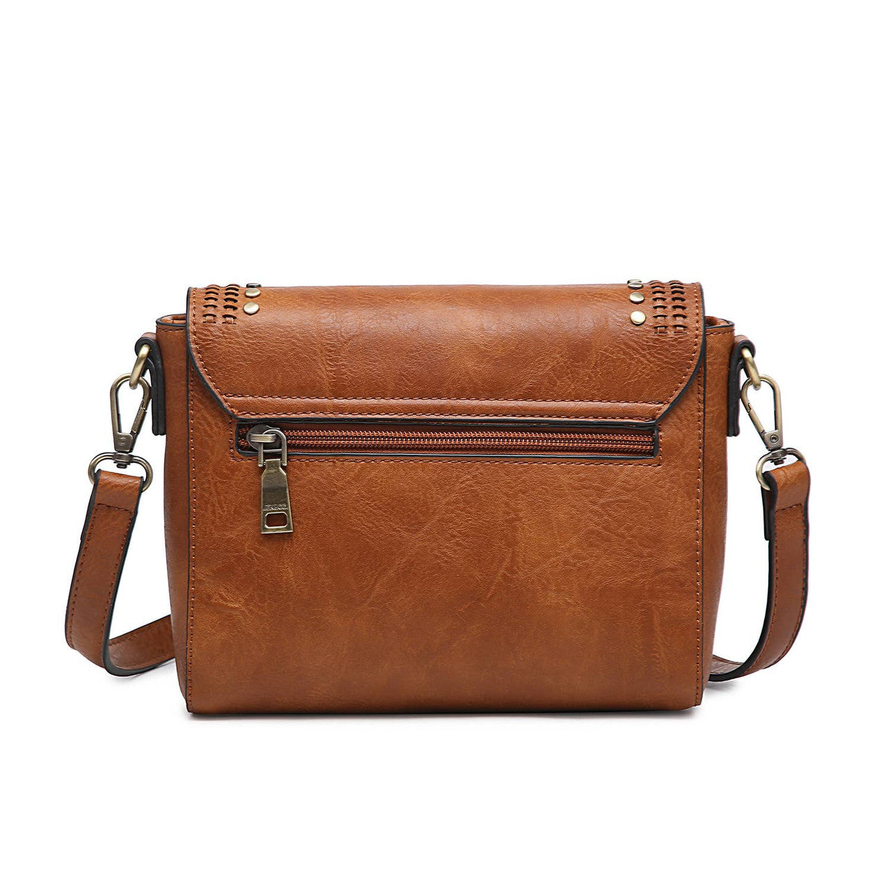 Jen & Co Sage Studded Crossbody back view