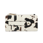 Jen & Co Saige Slim Card Holder Wallet in cow print