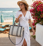 Jen & Co Haley Canvas Tote